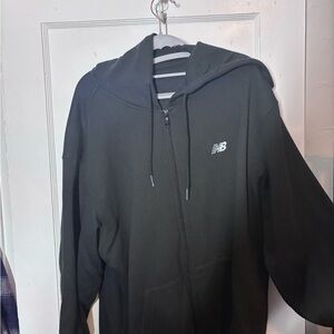 New Balance Men's Black Zip-Up Hoodie